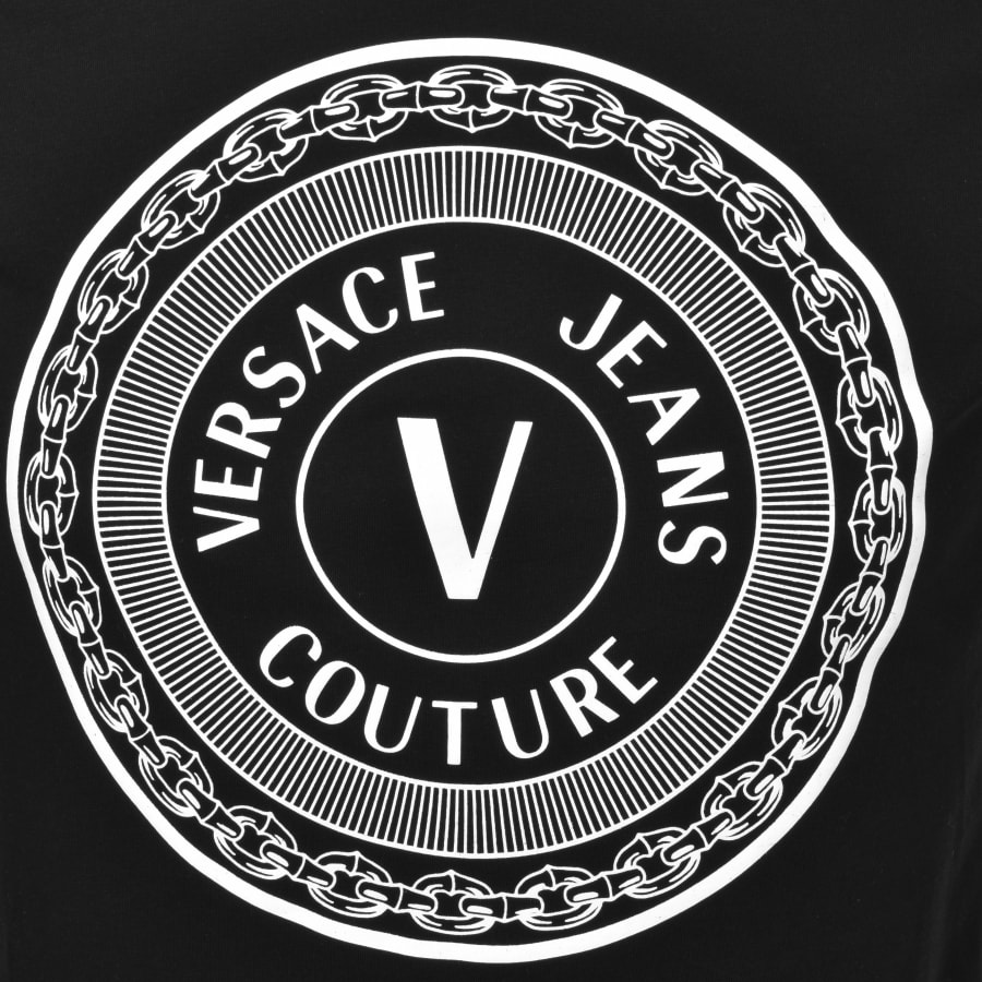 Alternative Image for ProductVersace Jeans Couture Slim Logo T Shirt Black3